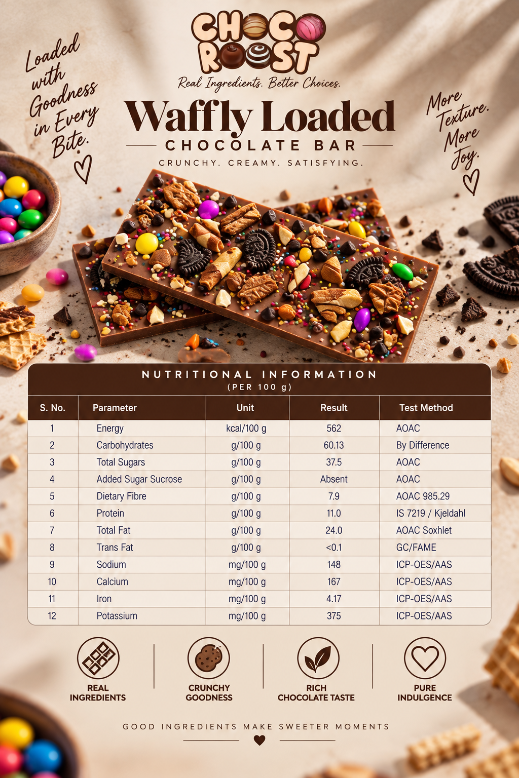 WAFFLEY CHOCOLATE BAR - Default Title