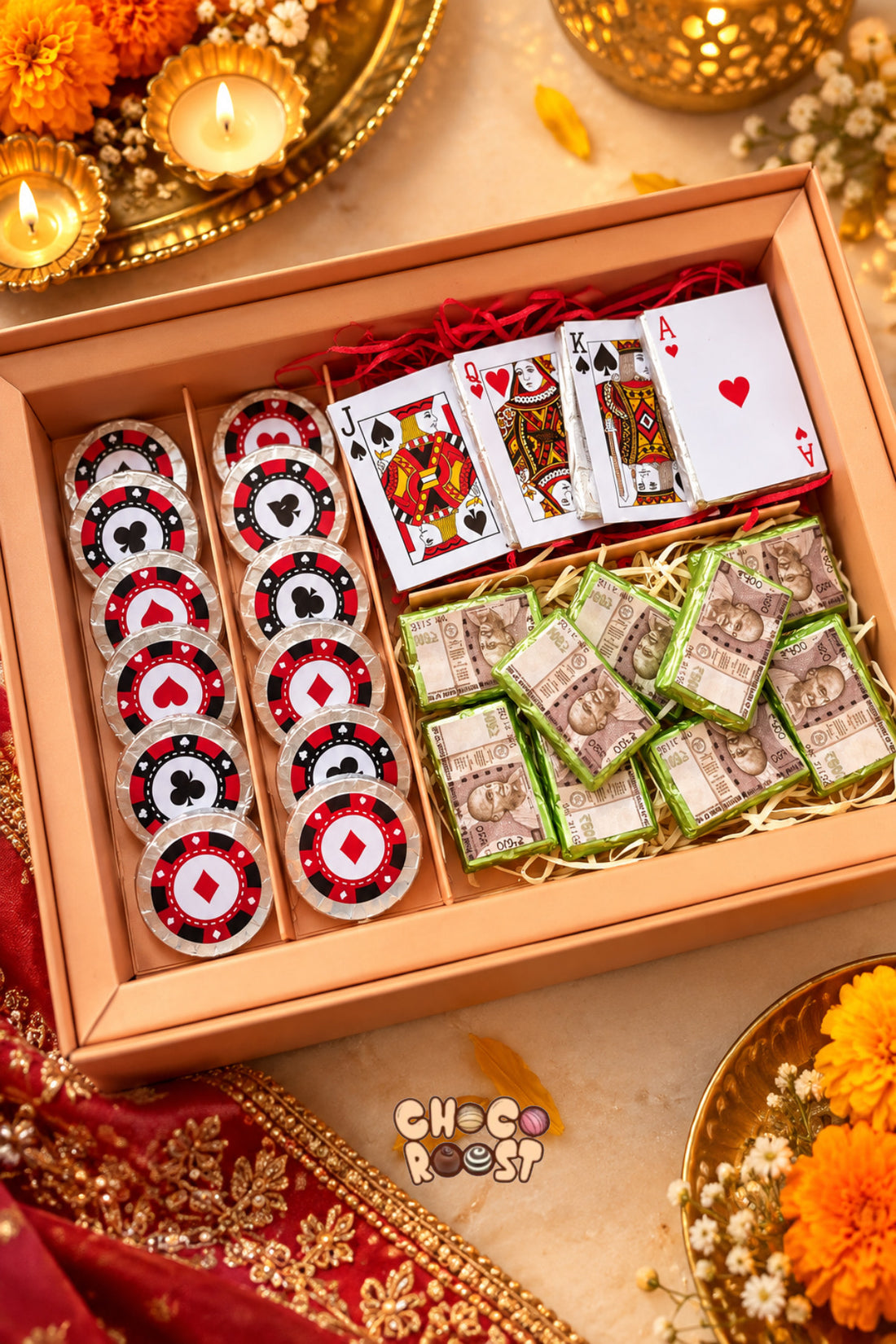DIWALI CARDS PARTY GIFT BOX