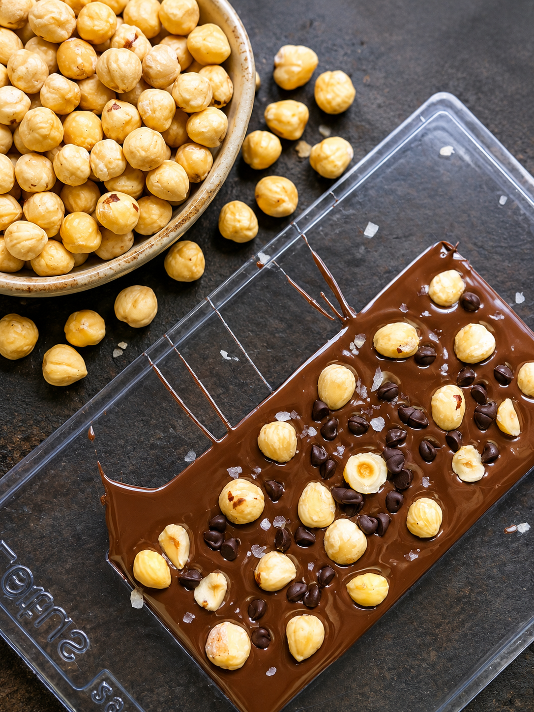 CRUNCHY HAZELNUT SUGAR FREE CHOCOLATE BAR