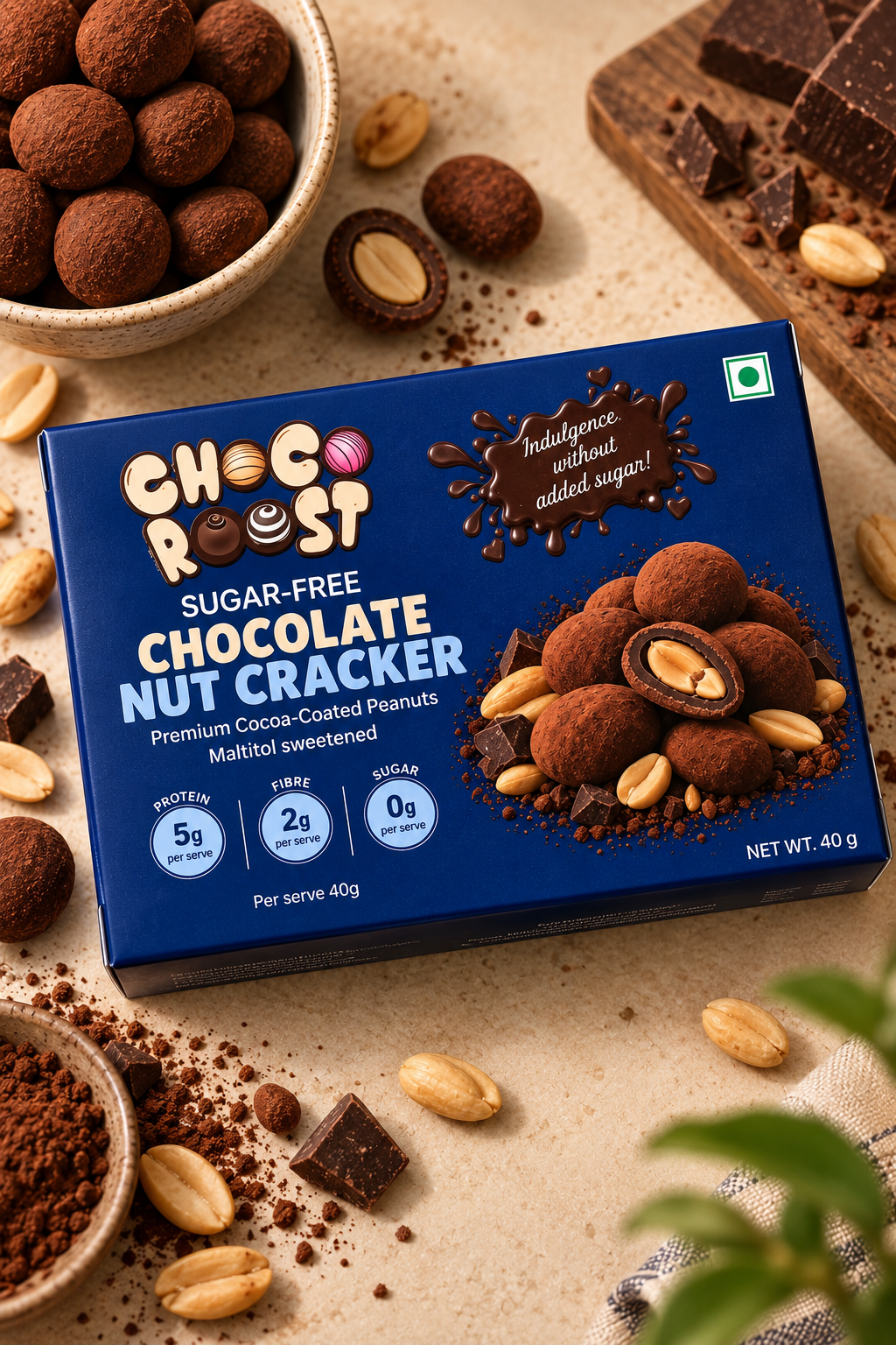 Sugar-Free Chocolate Nutcracker Dragees