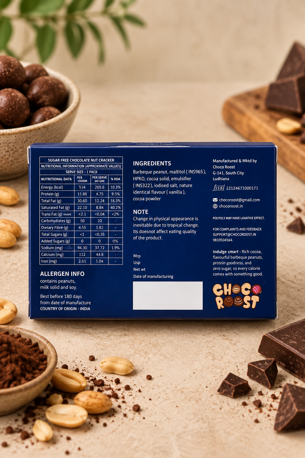 Sugar-Free Chocolate Nutcracker Dragees