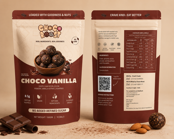 Choco Vanilla Protein Vegan Choco Balls