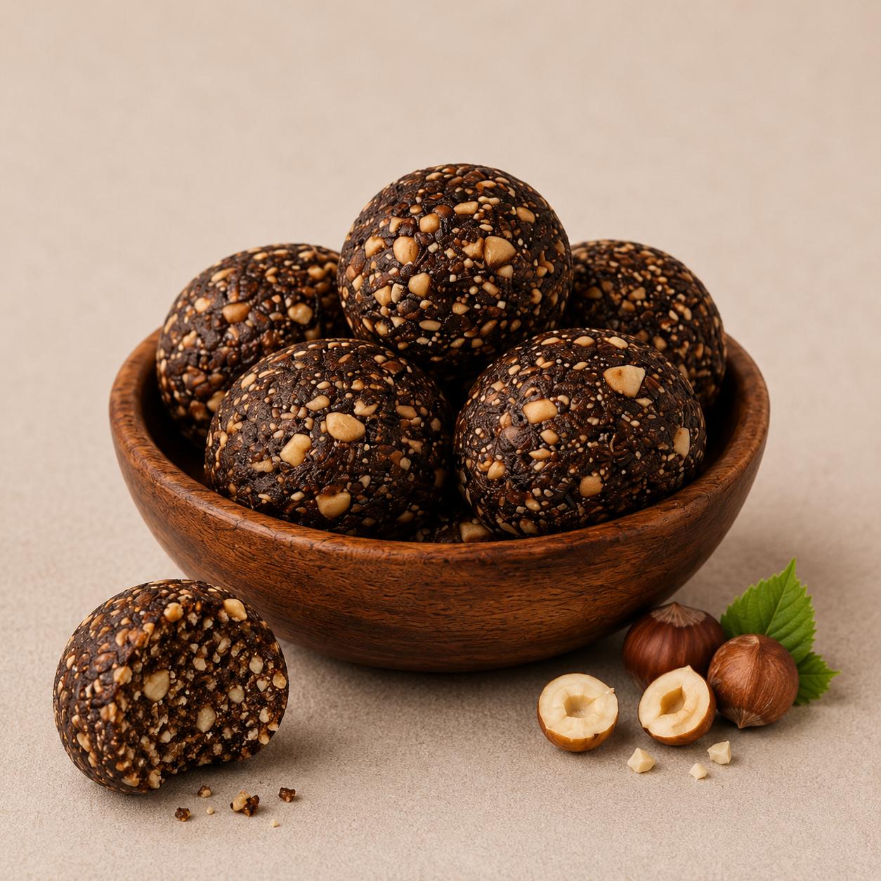 Hazelnut Protein Vegan Choco Balls