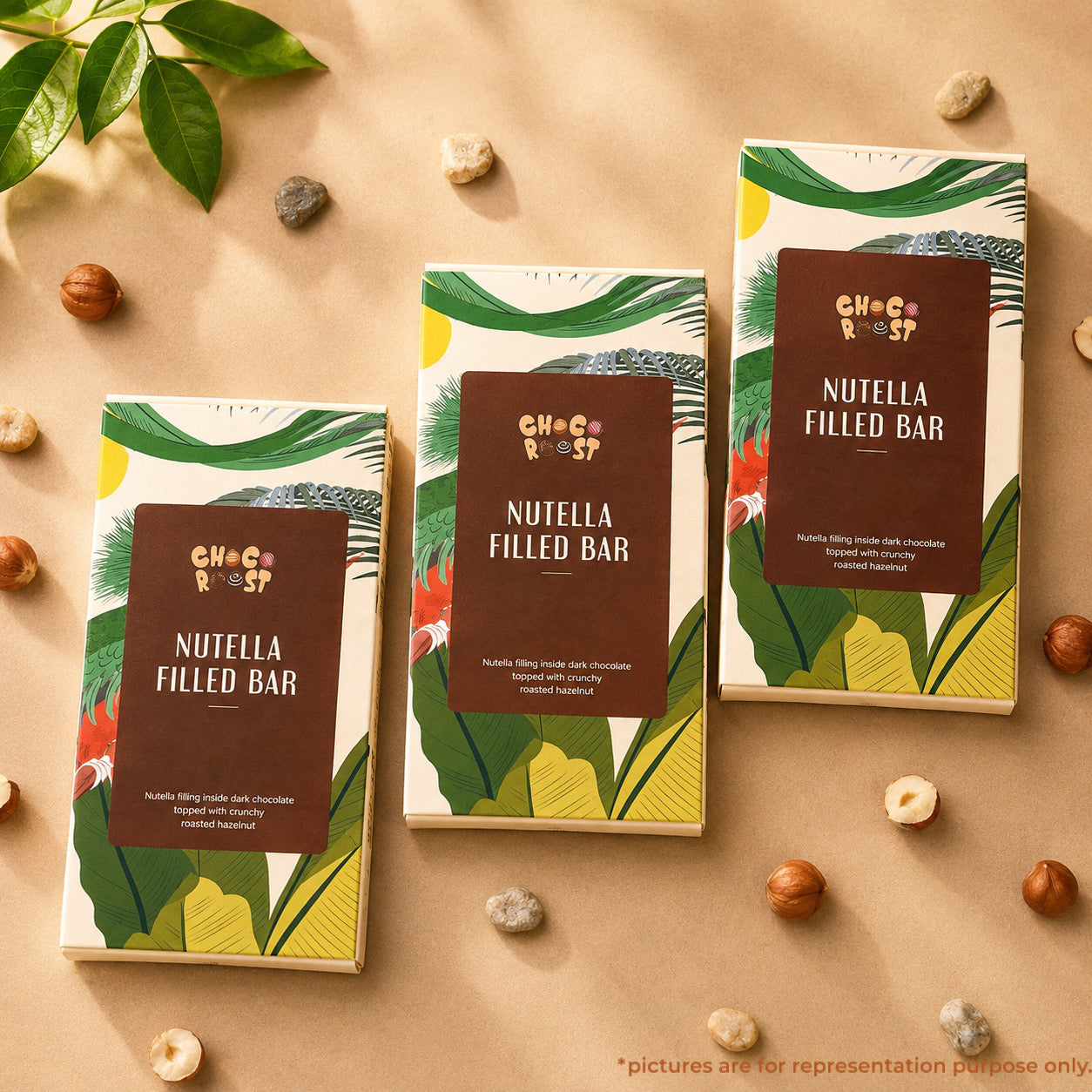 NUTELLA FILLED CHOCOLATE BAR