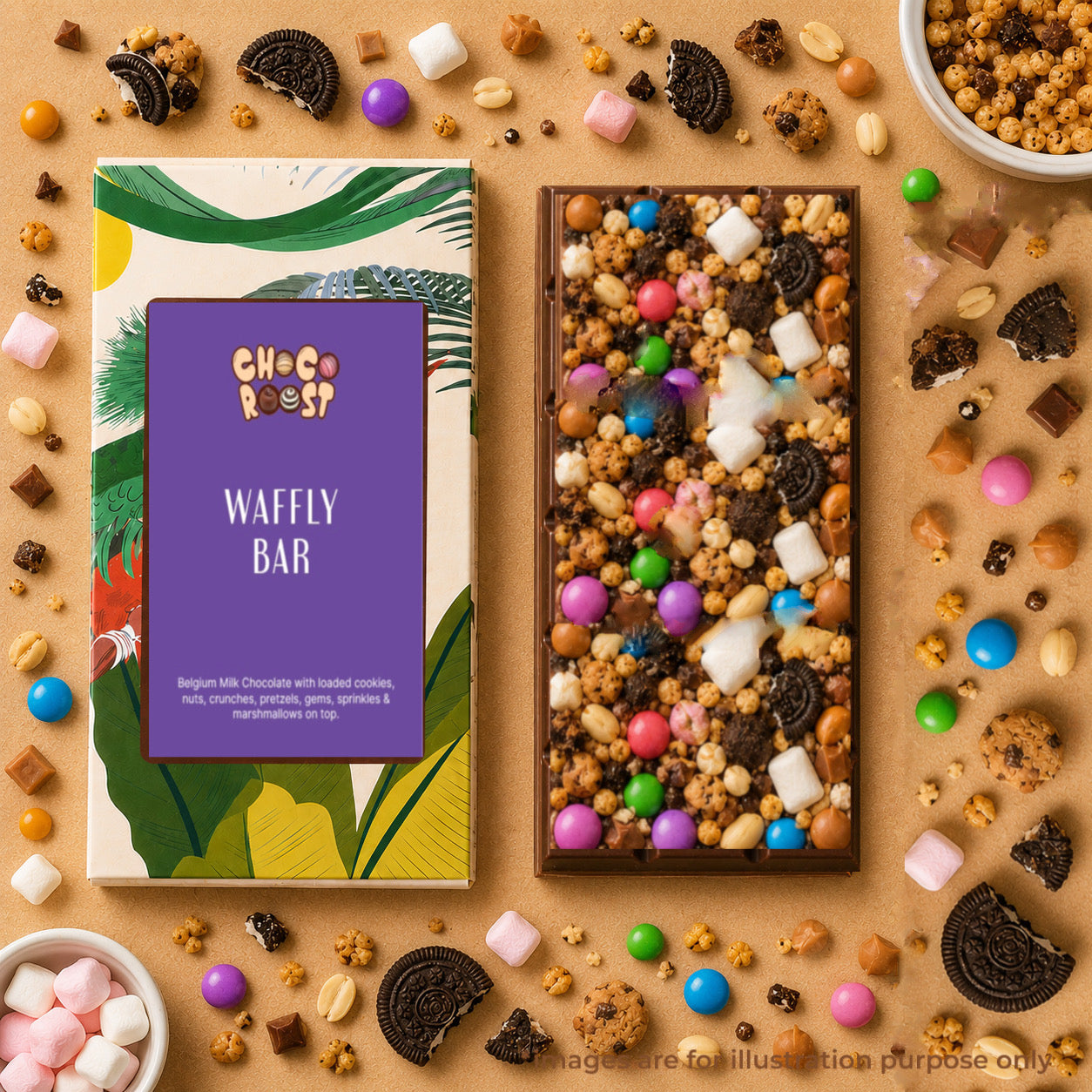 WAFFLEY CHOCOLATE BAR
